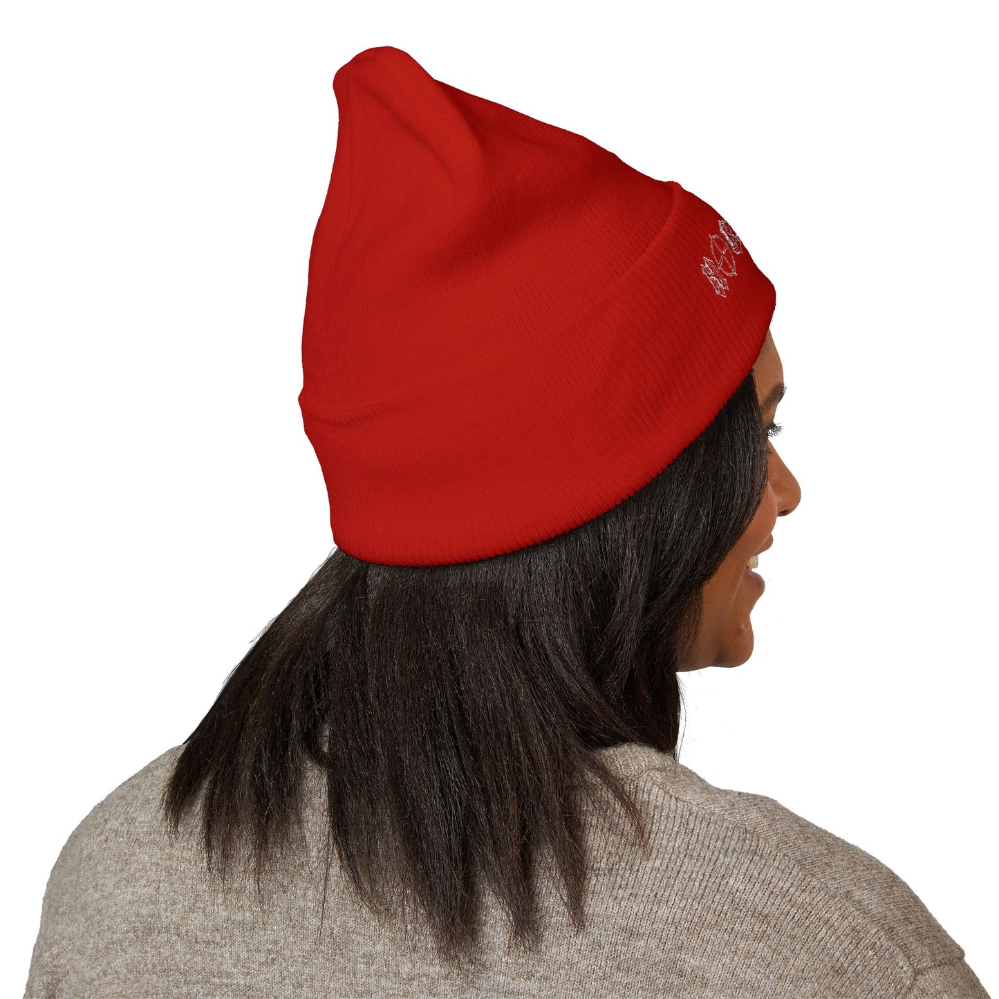 Embroidered 'No Control' Cuffed Beanie