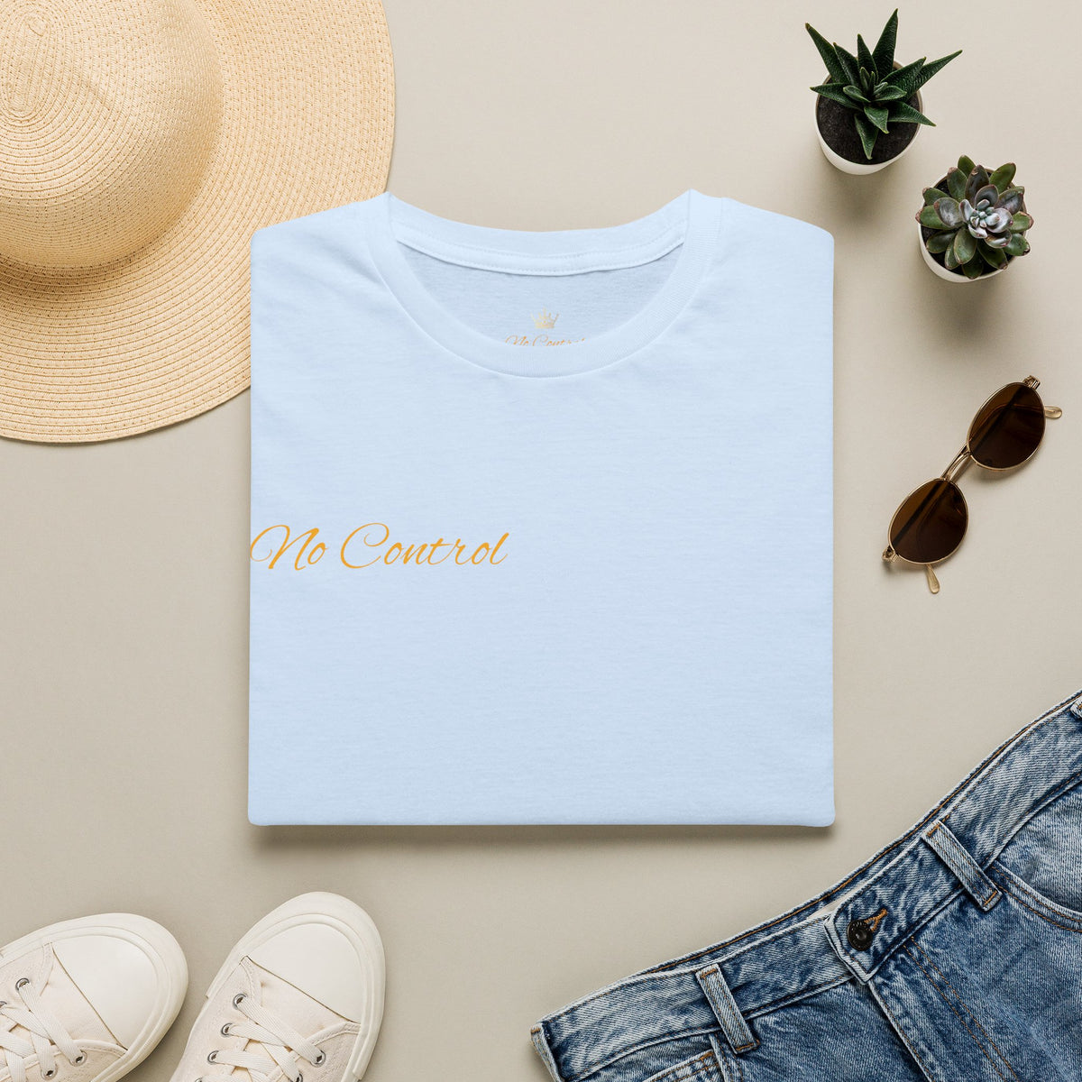 No Control — Chrome Gold Script