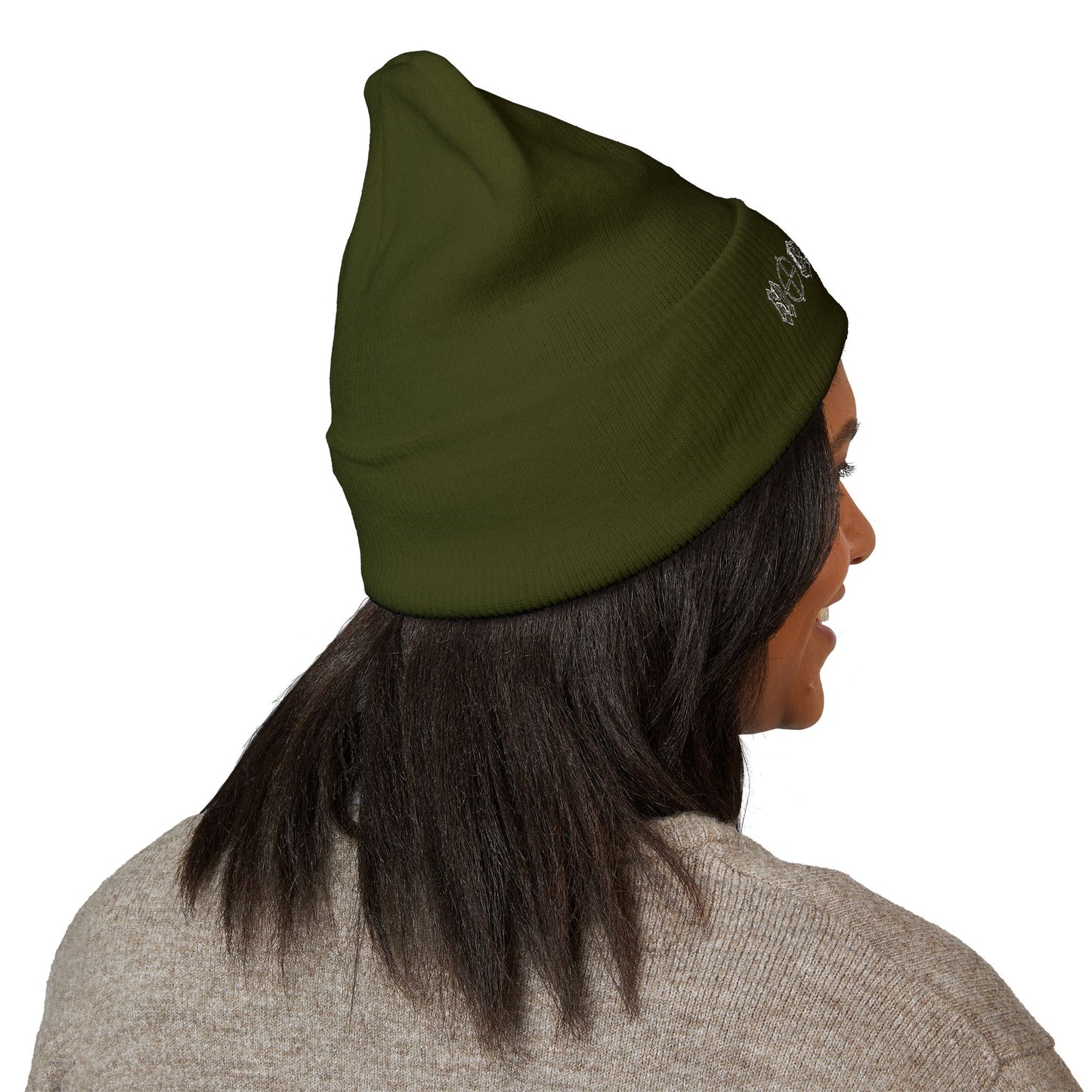 Embroidered 'No Control' Cuffed Beanie