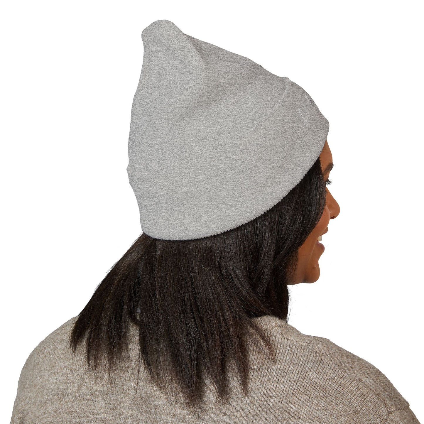 Embroidered 'No Control' Cuffed Beanie