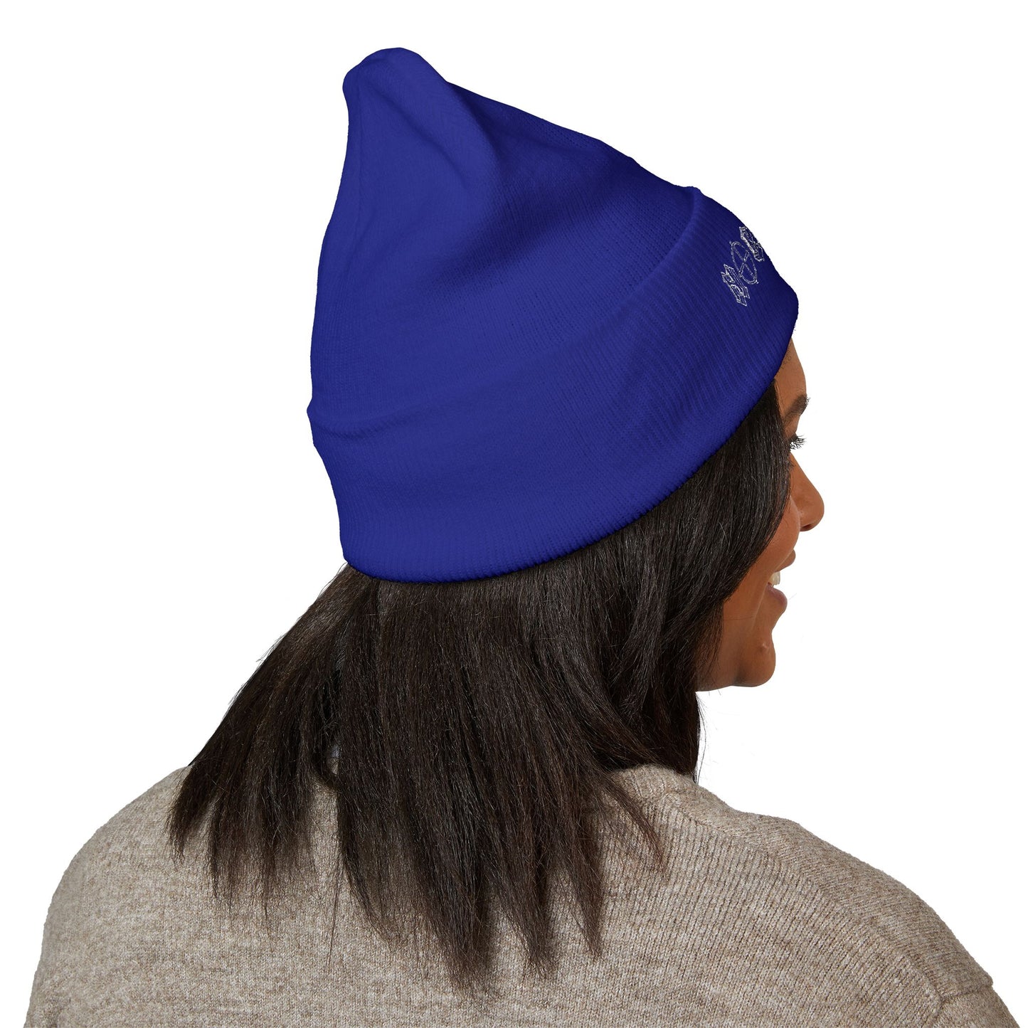 Embroidered 'No Control' Cuffed Beanie