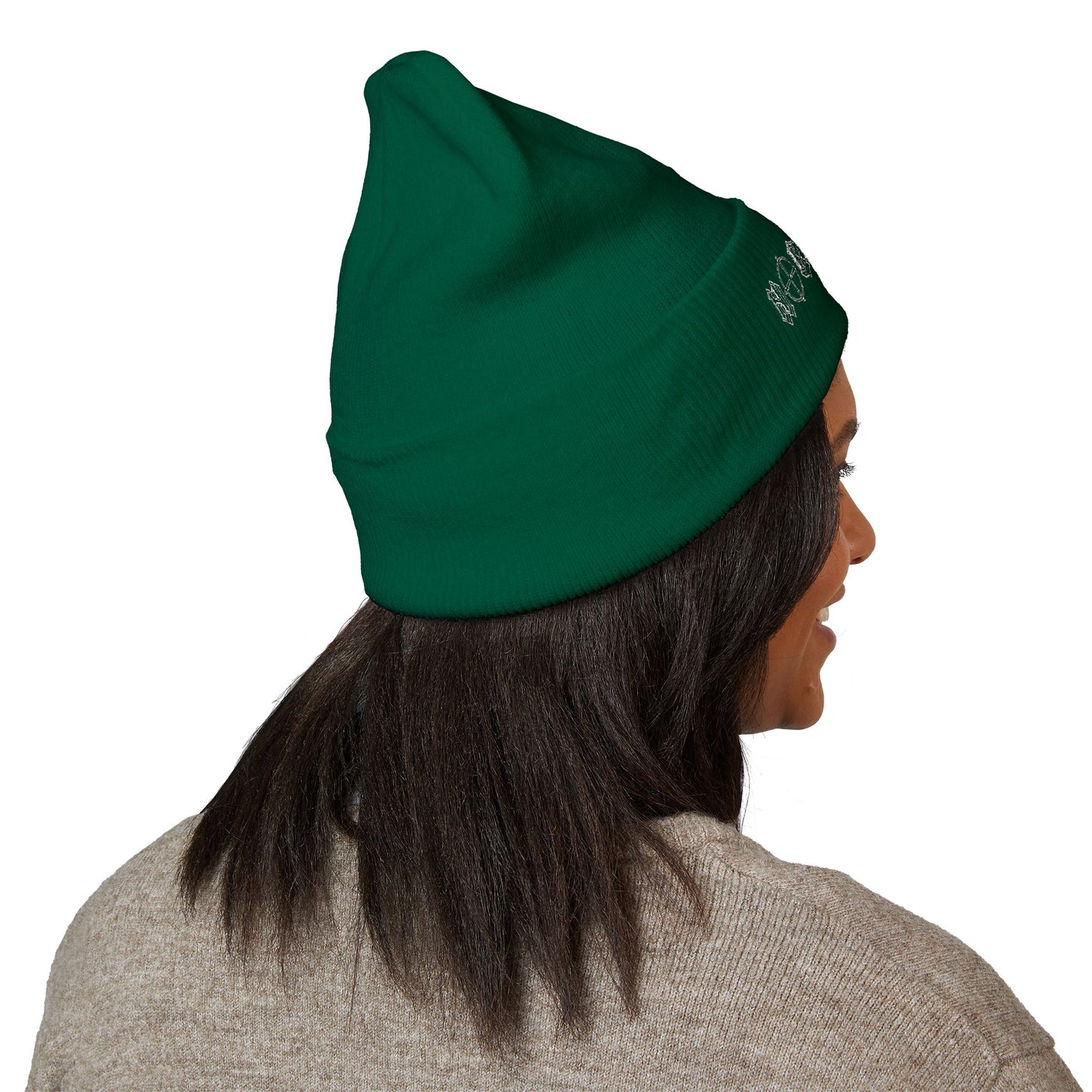 Embroidered 'No Control' Cuffed Beanie